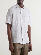 Sunspel - Striped Linen Shirt - White