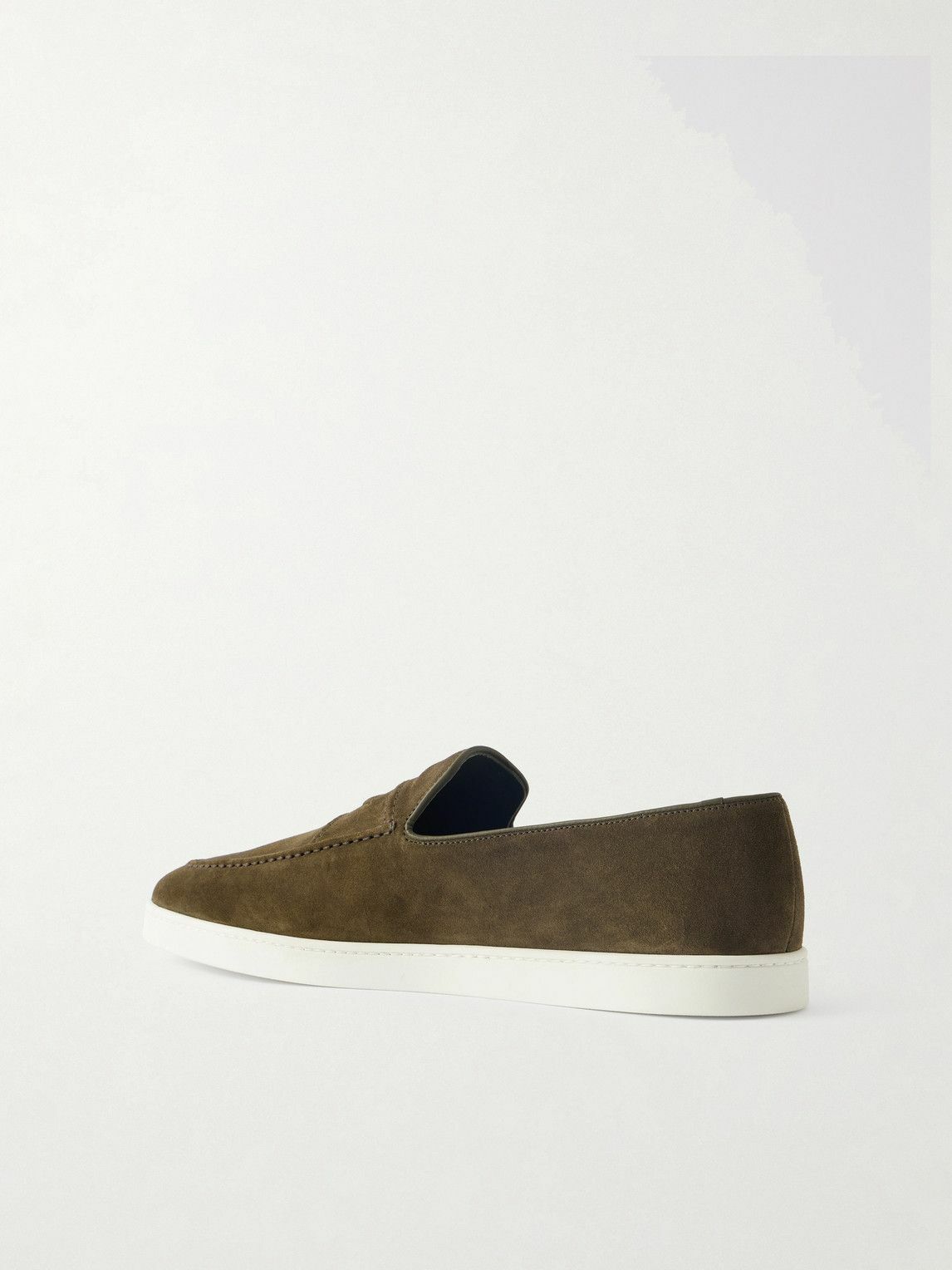 Church's - Peebles Suede Loafers - Green