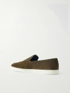 Church's - Peebles Suede Loafers - Green