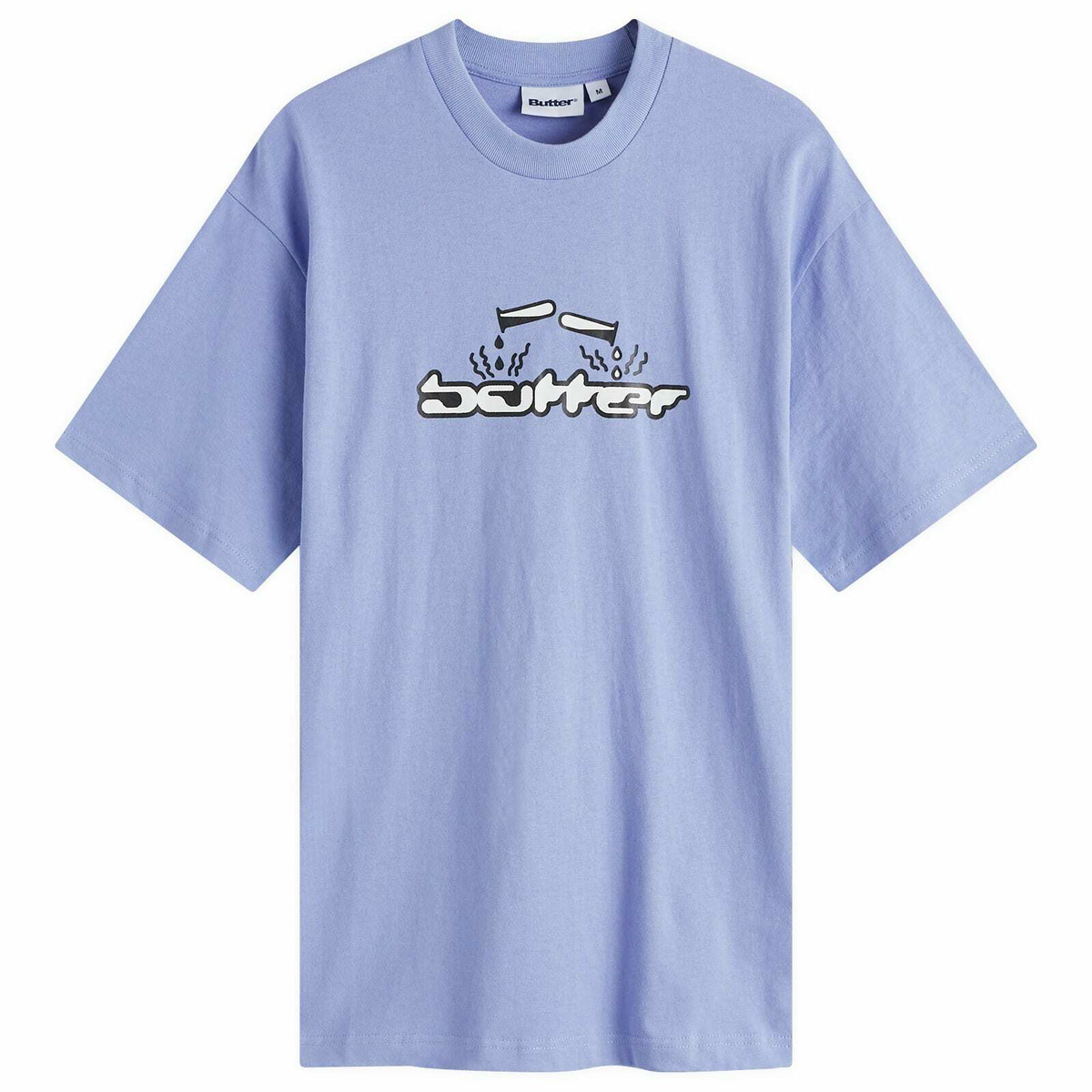 Butter Goods Men's Corrosive T-Shirt in Periwinkle Butter Goods