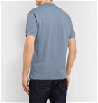 Lacoste - Mélange Cotton-Piqué Polo Shirt - Blue