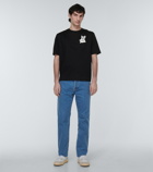 Lanvin - Embroidered cotton T-shirt