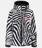 Dolce&Gabbana - Zebra-print ski jacket