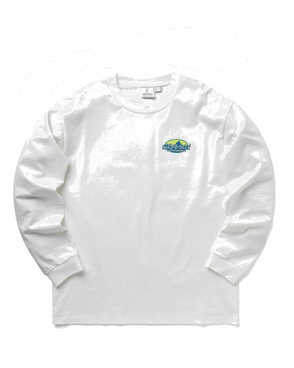 Photo: Gramicci Summit L/S Tee White - Mens - Longsleeves