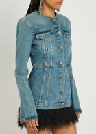 Haikure Temple Lagoon Wash Denim Jacket Blue