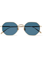 MATSUDA - Octagon-Frame Gold-Tone Sunglasses