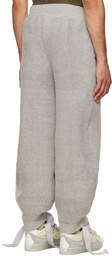 Isa Boulder SSENSE Exclusive Gray Towel Balloon Reversible Trousers