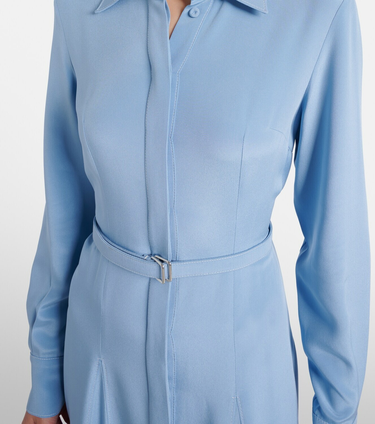 Emilia Wickstead Riko belted silk midi dress