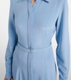 Emilia Wickstead Riko belted silk midi dress