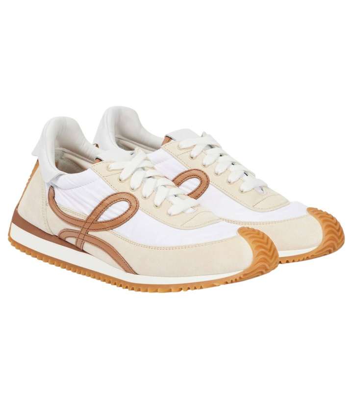 Photo: Loewe Flow Runner 2.0 suede sneakers