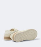 Fendi Fendi Match leather and suede sneakers
