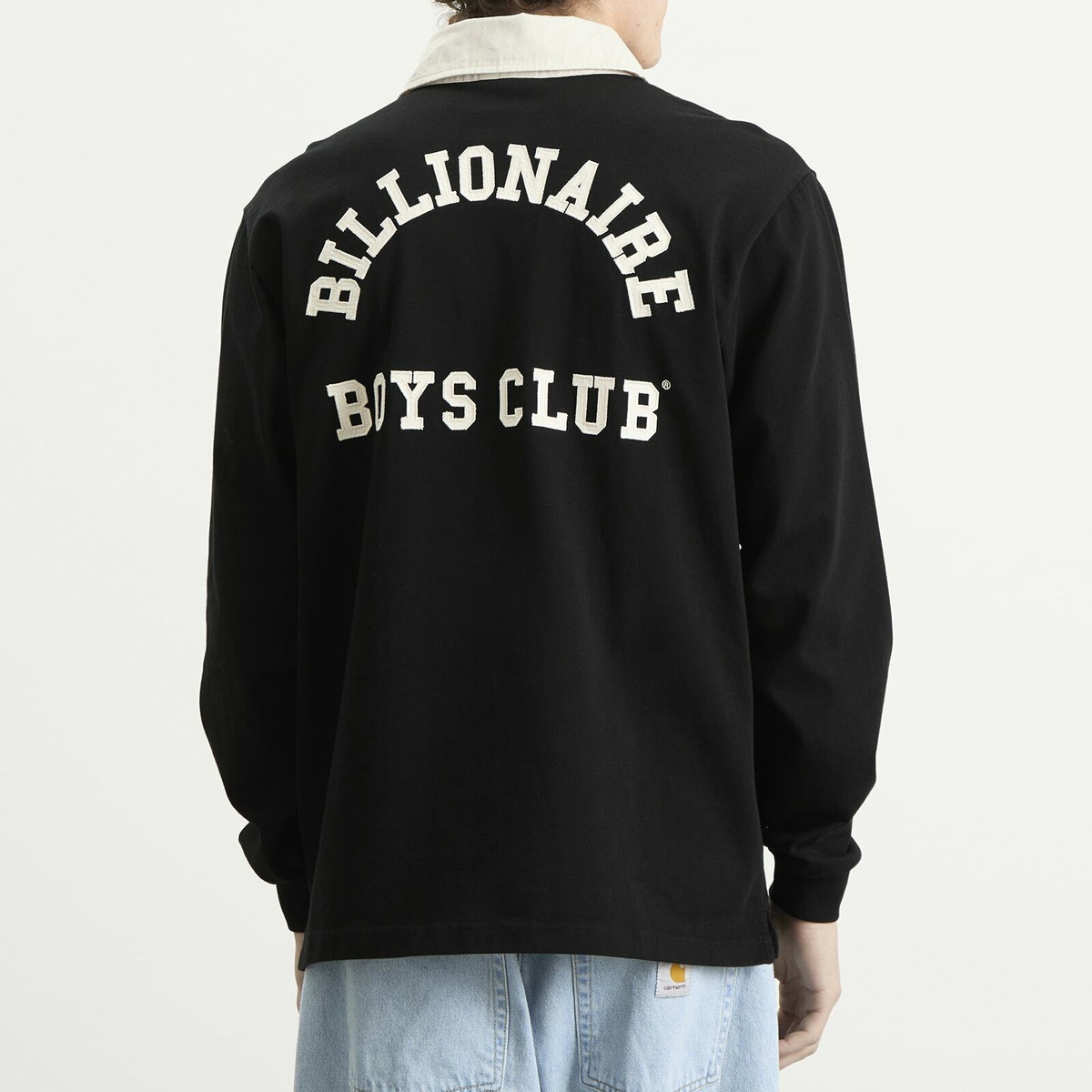 Billionaire Boys Club Men's Astro Patch Rugby Shirt in Black