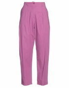 Manila Grace Womens Pants Mauve