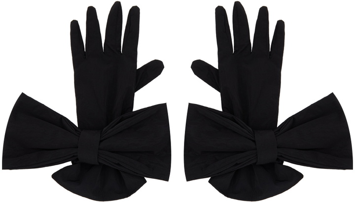 Photo: Shushu/Tong SSENSE Exclusive Black Bow Gloves