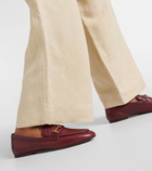 Tod's T Ring leather loafers