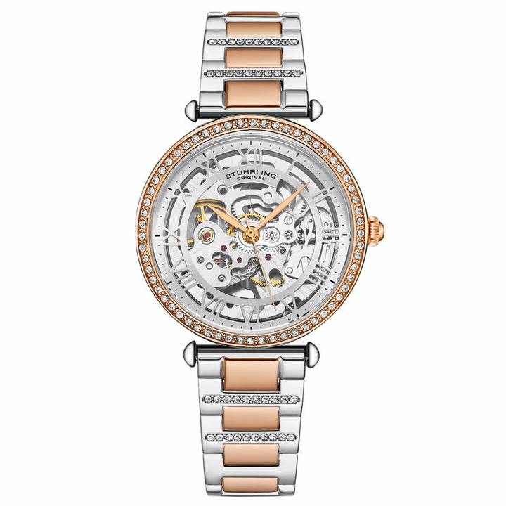 Photo: Stuhrling Original Legacy Automatic Silver Dial Ladies Watch M17971