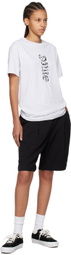 Dime Black Pleated Shorts