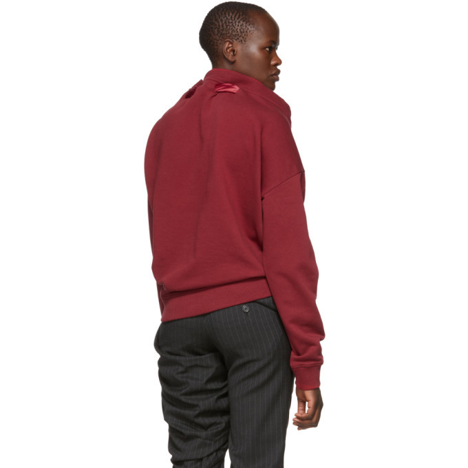 Y/Project Burgundy Scarf Sweatshirt Y/Project