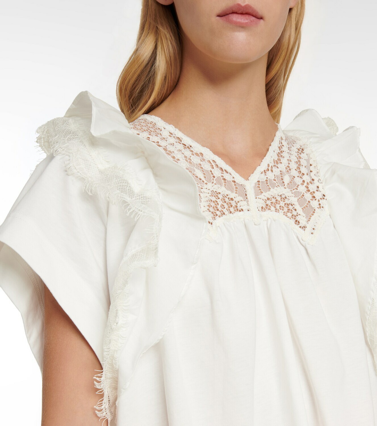 Dorothee Schumacher Sense Of Shine Blouse in Eggshell