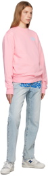 Billionaire Boys Club Pink Small Arch Logo Sweatshirt