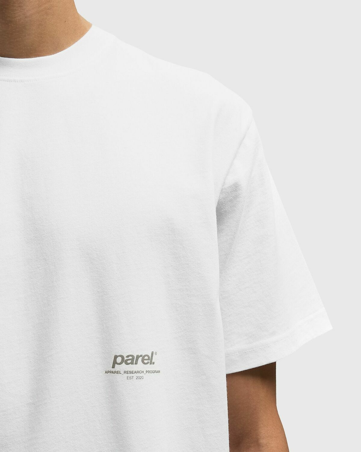 Parel studios Core Tee White Mens Shortsleefe