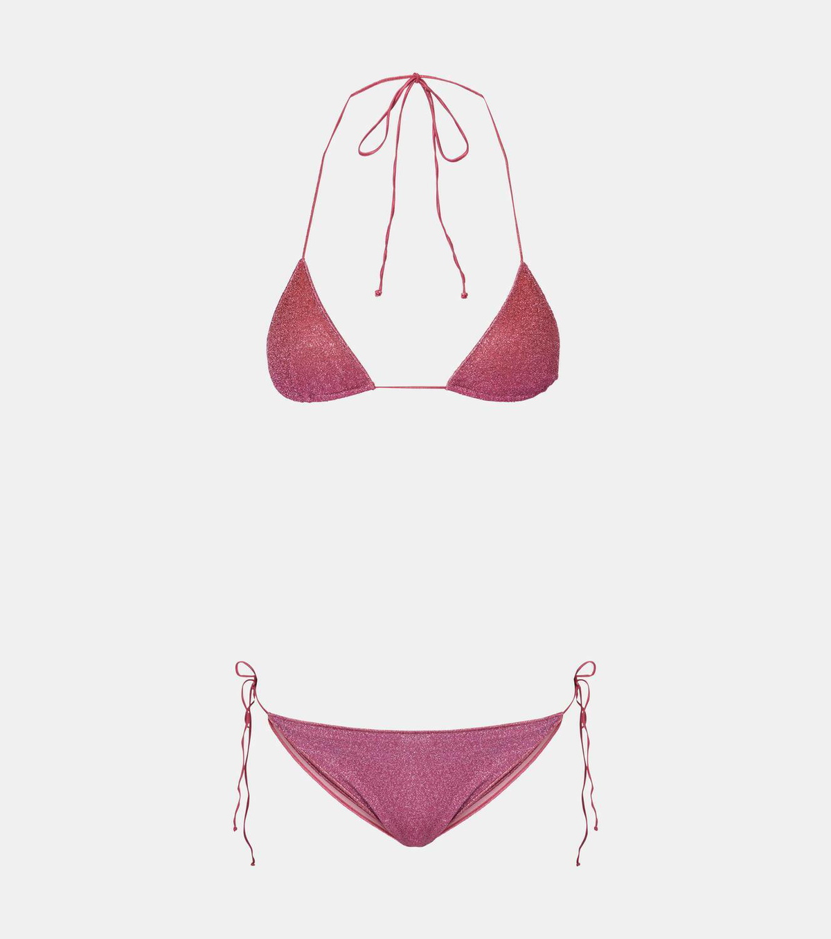 ビキニ Oseree FW25 Burgundy nylon blend bikini (LAF257 BURGUNDY) Oseree Burgundy Nylon Blend Bikini | italist