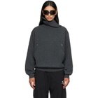 Balenciaga Gray Back-To-Front Turtleneck