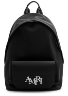 Amiri Staggered Logo Nylon Backpack - Black - One Size