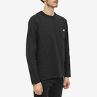 Armor-Lux Men's Long Sleeve Logo Pocket T-Shirt in Black