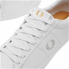 Fred Perry Authentic Men's Spencer Leather Sneakers in White/Silver
