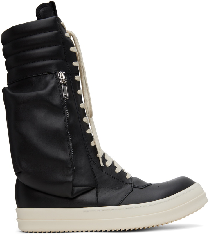 Photo: Rick Owens Black Cargobasket Sneakers