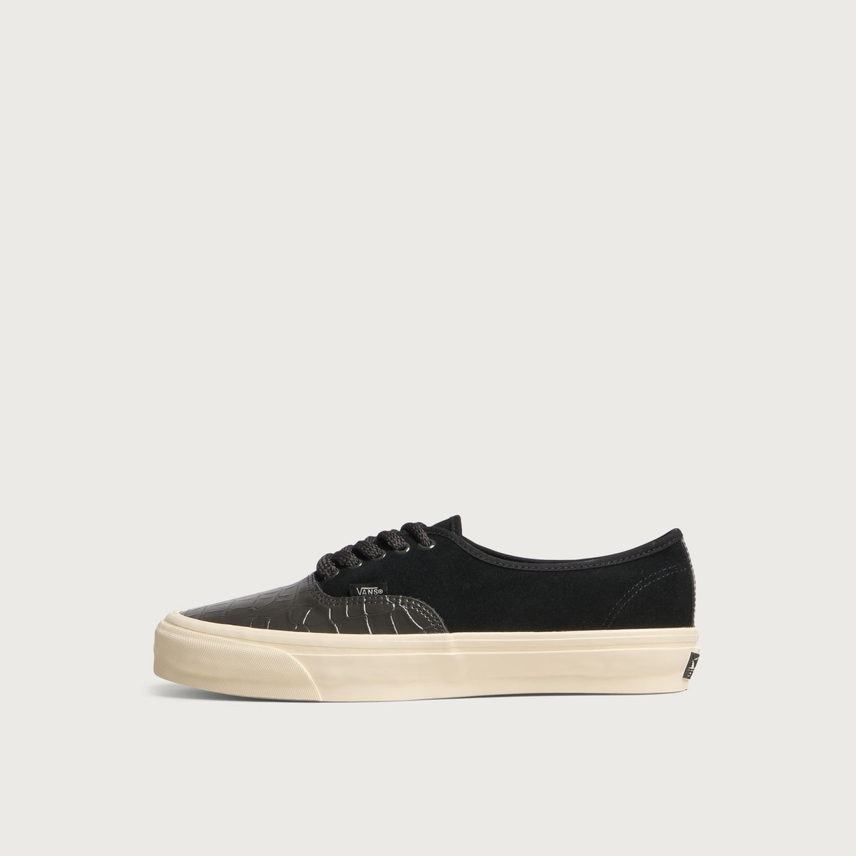 Vans LX Authentic 44 Sneaker in Black/Sand White