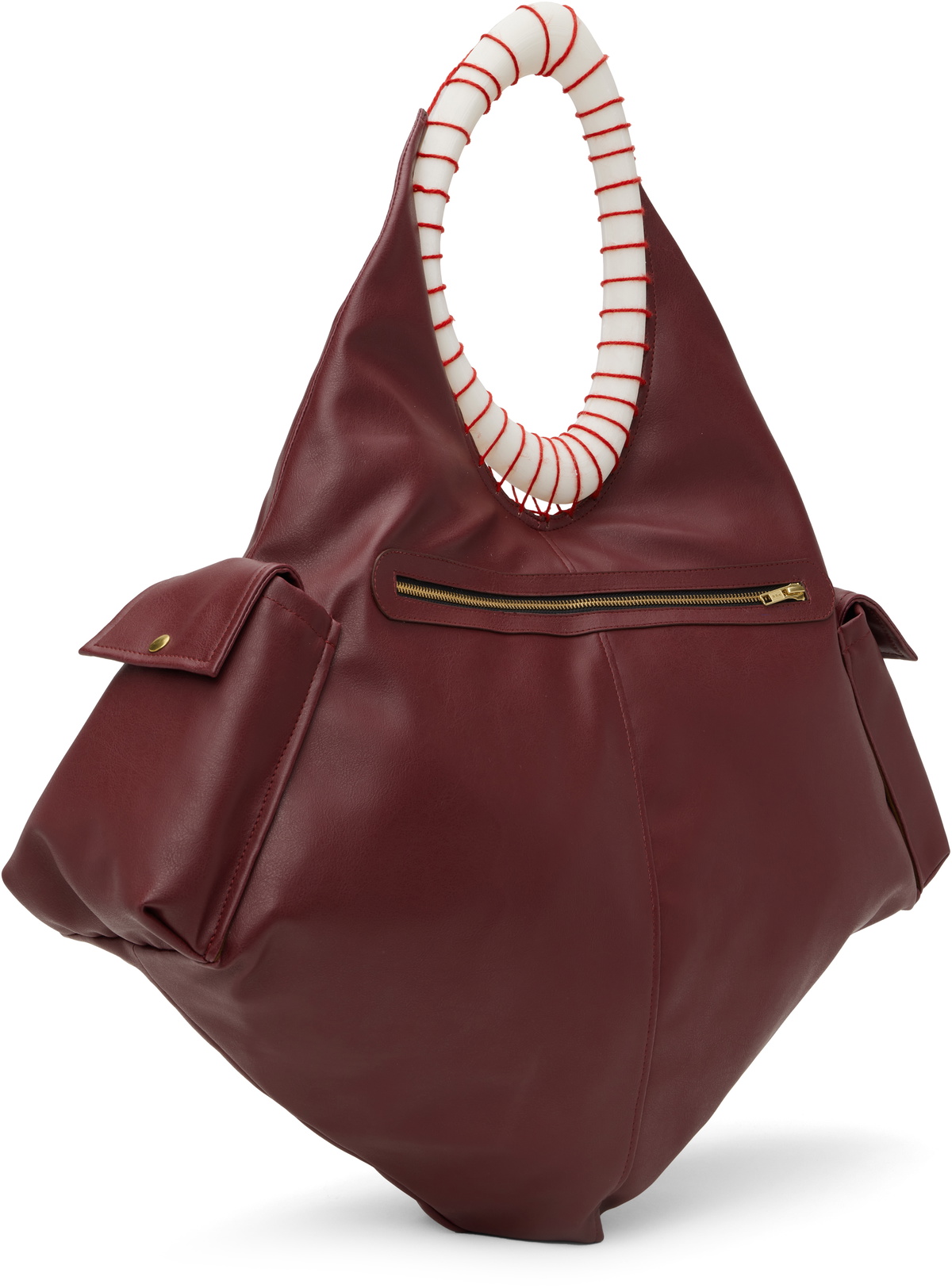 Stanley Raffington Burgundy Curve Tote