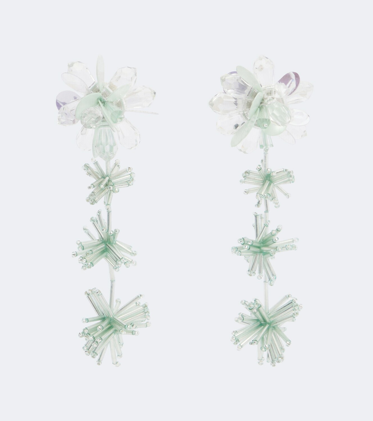 Oscar de la Renta Embellished drop earrings