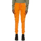 Greg Lauren Orange Army Cargo Pants
