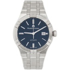 Maurice Lacroix Blue and Silver Aikon Automatic Watch