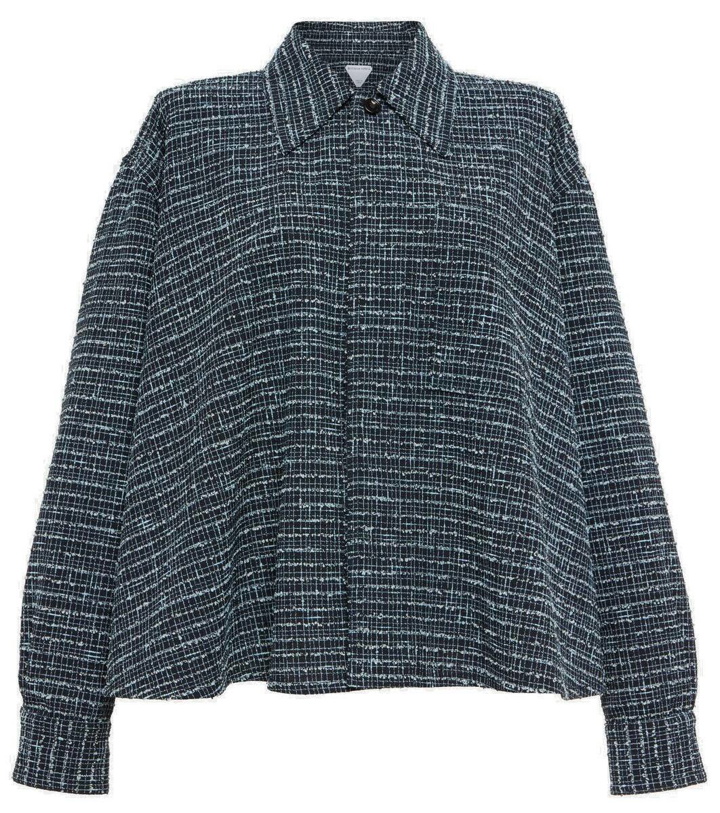 Photo: Bottega Veneta Tweed overshirt