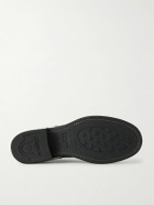 Enfants Riches Déprimés - Charlie Painted Leather Lace-Up Boots - Black