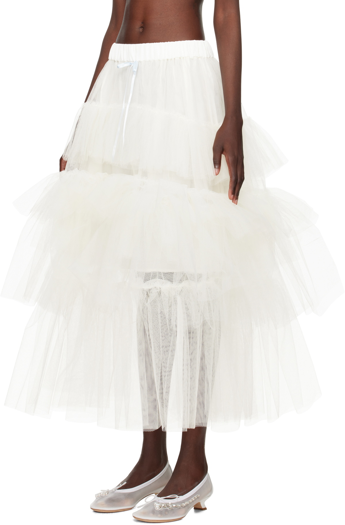 Simone Rocha SSENSE Exclusive Bridal Capsule Tutu Maxi Skirt