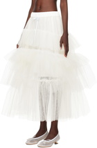 Simone Rocha SSENSE Exclusive Bridal Capsule Tutu Maxi Skirt