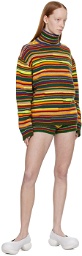 The Elder Statesman Multicolor Horizon Loom Shorts