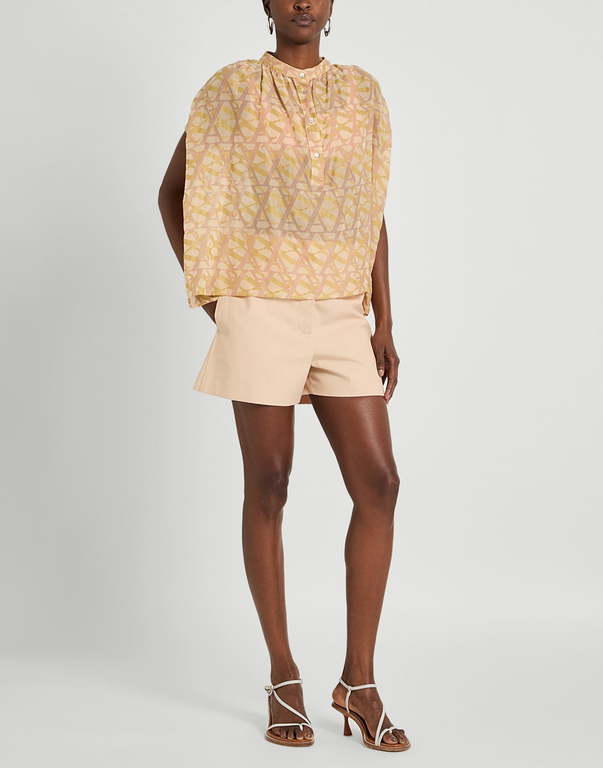 Alessia Santi Womens Top Blush