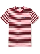 SCHIESSER - George Striped Cotton-Jersey T-Shirt - Red