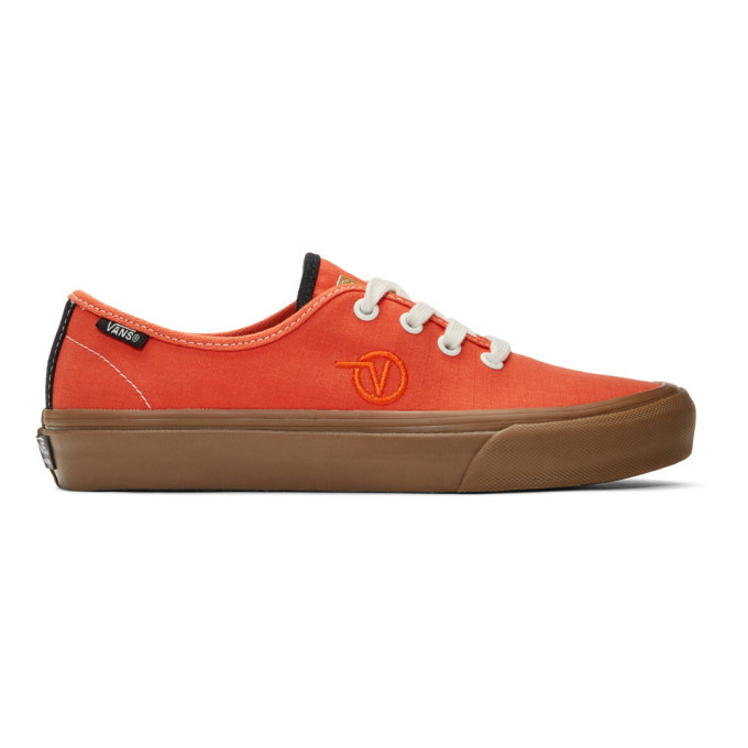 Photo: Vans Orange Taka Hayashi Edition Authentic One Sneakers