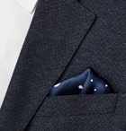 Paul Smith - Polka-Dot Silk Pocket Square - Men - Navy