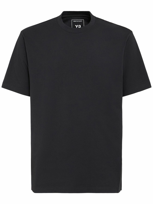 Photo: Y-3 Gfx Cotton Short Sleeve T-shirt