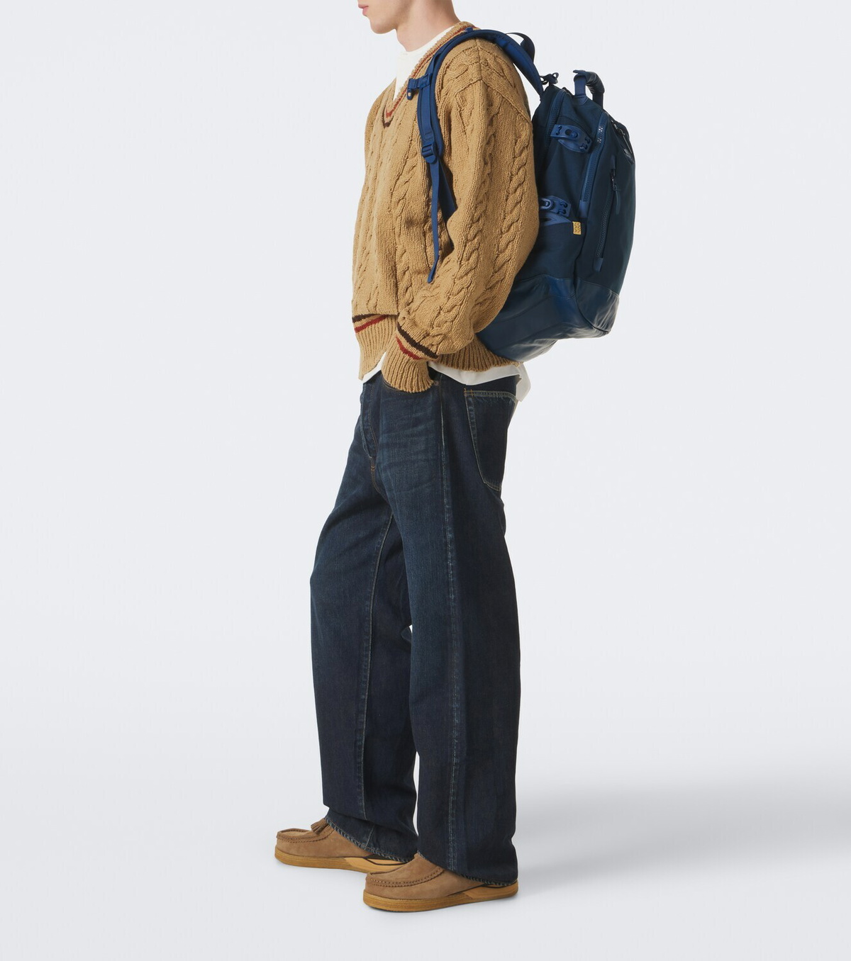 Visvim Condura leather-trimmed backpack