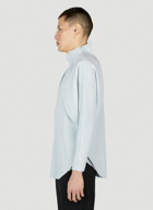 Homme Plissé Issey Miyake - Long Sleeve Top in Light Blue