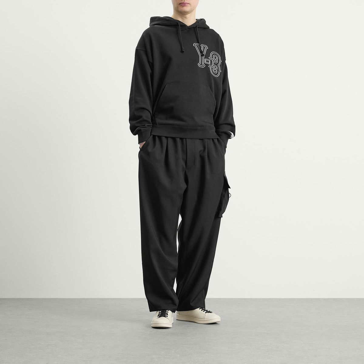 Y-3 Men's Elite 5 Hoodie in Black