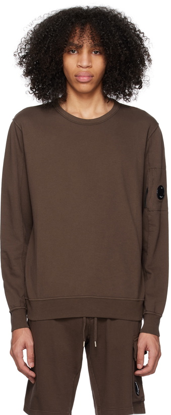 Photo: C.P. Company Brown Lightweight Sweatshirt